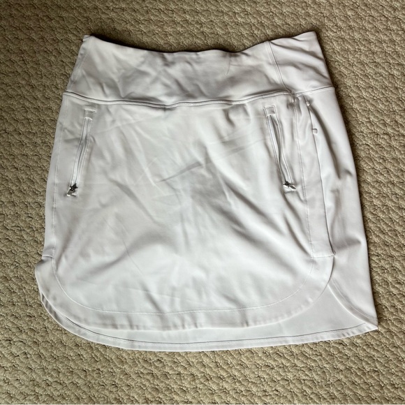 Athleta Fairway Golf Skort 18”- white - Picture 1 of 5